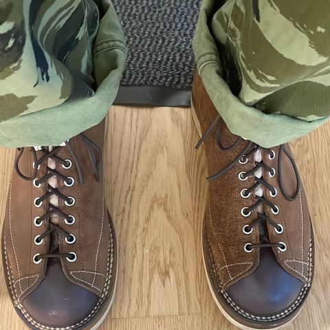 The Real McCoy's Ten Miles Monkey Boots in rough out