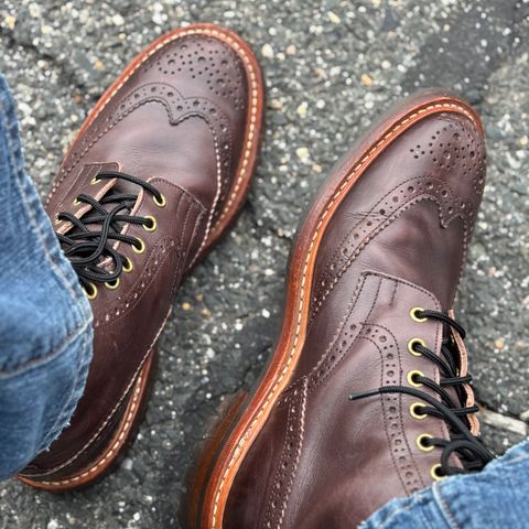 Tricker's Stow Country Boot in Espresso Burnished Calf