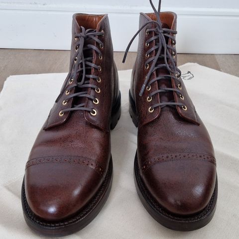 Grant Stone Garrison Boot in C.F. Stead Crimson Classic Kudu