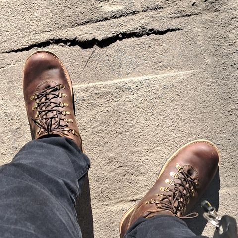 Craft & Glory Craft & Glory / Hike Boot in Craft & Glory / Full Grain Oiled Buffalo / Vintage Brown