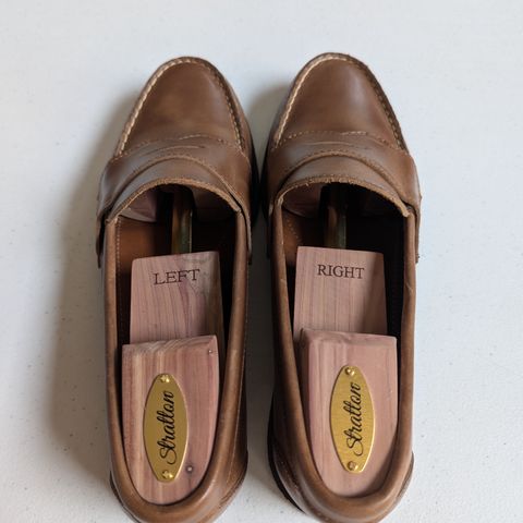 Oak Street Bootmakers Penny Moc in Horween Natural Chromexcel