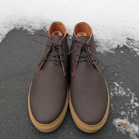 Beckett Simonon Toledo Chukka Sneakers in Beckett Simonon / Gruppo Mastrotto Brown Pull-Up Leather