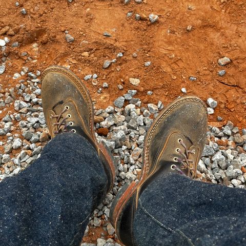 Nicks LTT Heritage in Horween Black Waxed Flesh