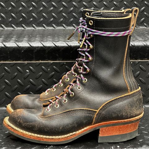 View photo of Nicks LTT Heritage in Horween Black Waxed Flesh