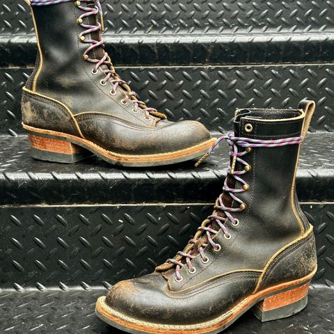 Nicks LTT Heritage in Horween Black Waxed Flesh