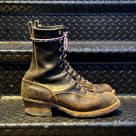 View photo of Nicks LTT Heritage in Horween Black Waxed Flesh