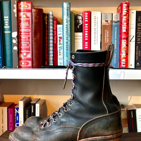 View photo of Nicks LTT Heritage in Horween Black Waxed Flesh