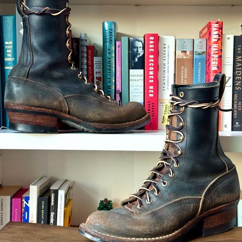 Nicks LTT Heritage in Horween Black Waxed Flesh