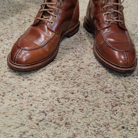 Grant Stone Ottawa Boot in Horween Honey Glazed Shell Cordovan