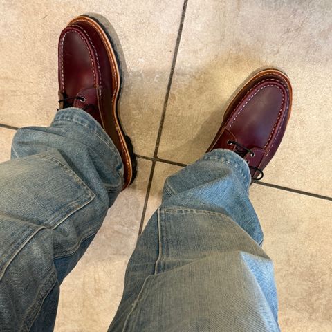 Russell Moccasin x Iron Snail Premier Chukka in Horween Burgundy Chromexcel