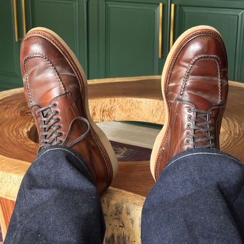 Alden Indy Boot in Horween Cigar Shell Cordovan