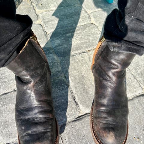 Rolling Dub Trio Casper Boot in Black Horse Front #1020