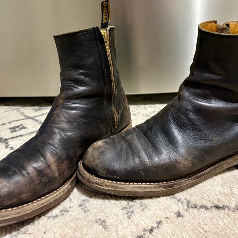 Rolling Dub Trio Casper Boot in Black Horse Front #1020