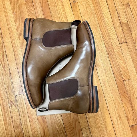 Grant Stone Chelsea Boot in Horween Dune Chromexcel