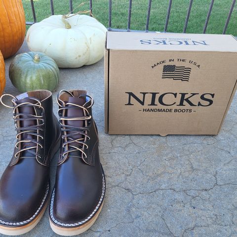 Nicks MTO in Horween Brown Waxed Flesh