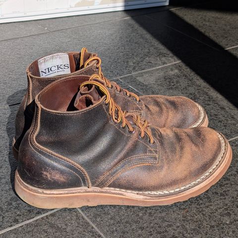 Nicks MTO in Horween Brown Waxed Flesh