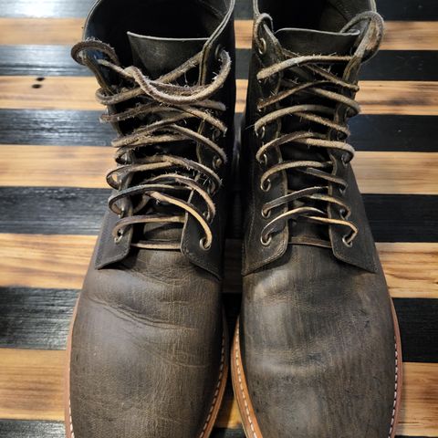 Oak Street Bootmakers Field Boot in Charcoal Teton Stag