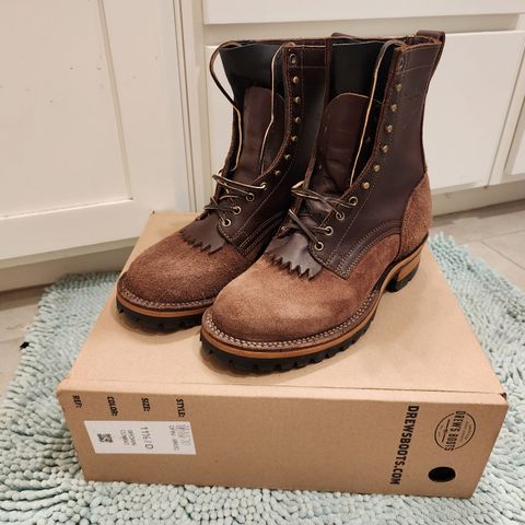Drew's 8-Inch Logger in Brown Combo