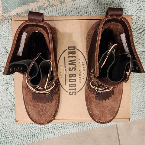 Drew's 8-Inch Logger in Brown Combo