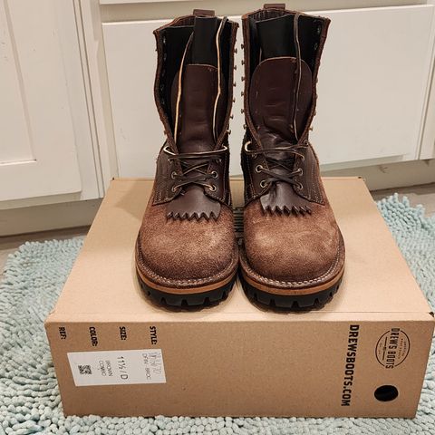 Drew's 8-Inch Logger in Brown Combo