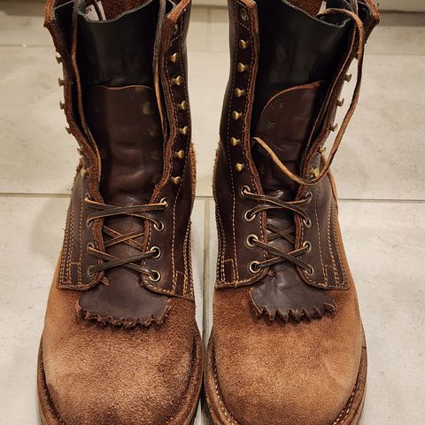 Drew's 8-Inch Logger in Brown Combo