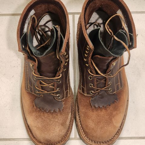 Drew's 8-Inch Logger in Brown Combo