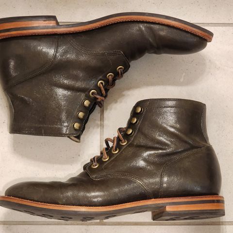 View photo of Grant Stone Diesel Boot in Jungle Kangaroo
