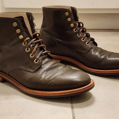 View photo of Grant Stone Diesel Boot in Jungle Kangaroo