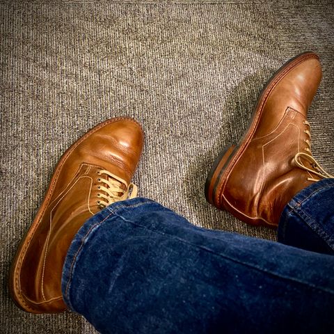 Allen Edmonds Higgins Mill in Horween Natural Chromexcel