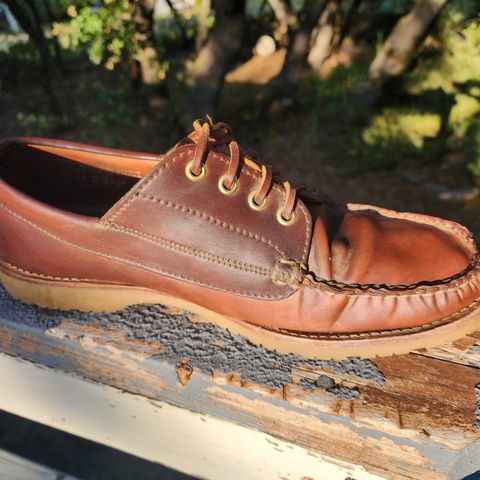 Rancourt & Co. Classic Ranger-Moc in Horween Unglazed Natural Shell Cordovan