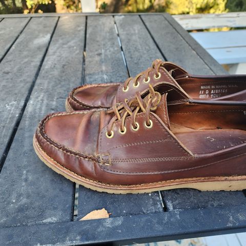 Rancourt & Co. Classic Ranger-Moc in Horween Unglazed Natural Shell Cordovan