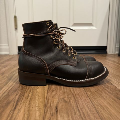 Nicks Americana in Horween Brown Waxed Flesh
