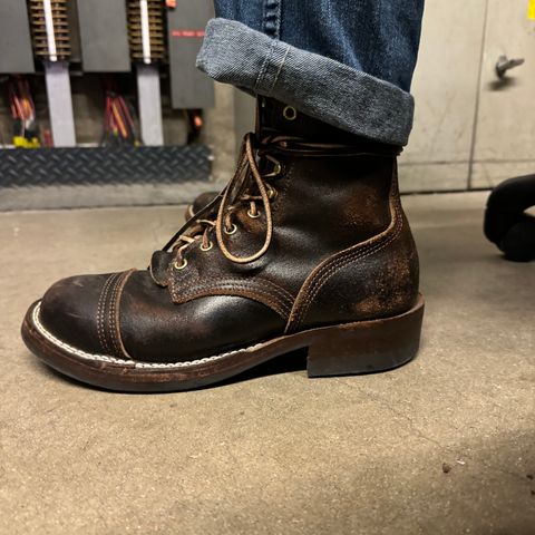 Nicks Americana in Horween Brown Waxed Flesh
