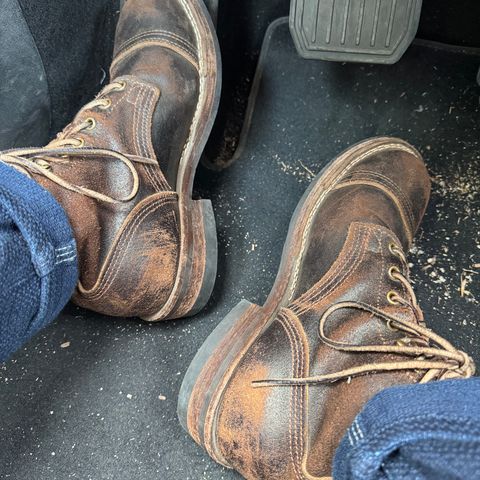 Nicks Americana in Horween Brown Waxed Flesh