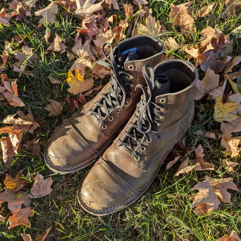 Nicks Americana in Horween Charcoal Cypress