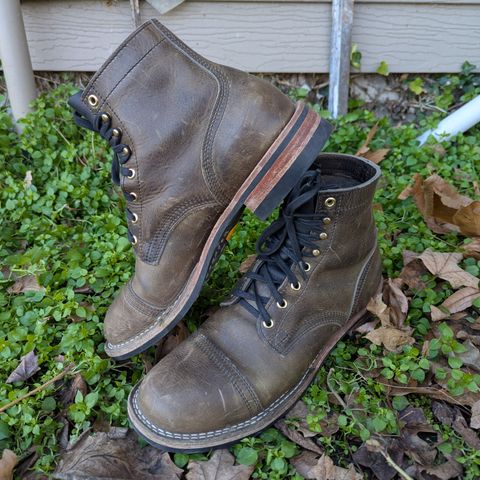 Nicks Americana in Horween Charcoal Cypress