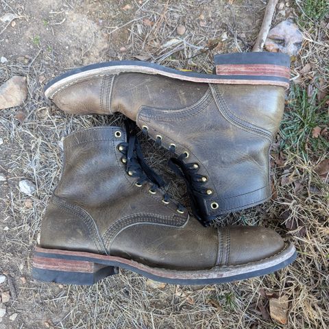 Nicks Americana in Horween Charcoal Cypress