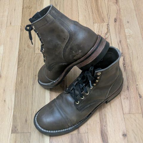 Nicks Americana in Horween Charcoal Cypress