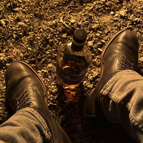 Iron Boots Type 1 in Maryam Black Hand-Dyed Horsehide