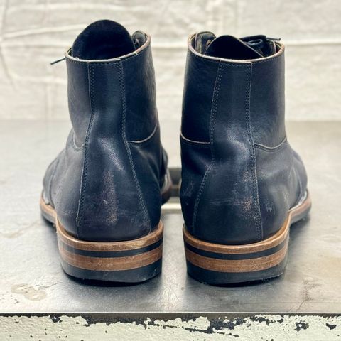 Iron Boots Type 1 in Maryam Black Hand-Dyed Horsehide