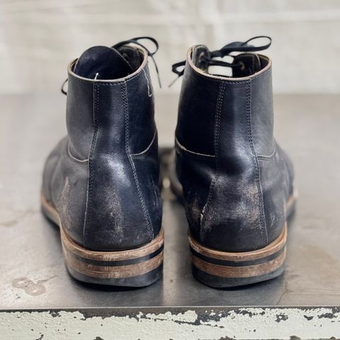 Iron Boots Type 1 in Maryam Black Hand-Dyed Horsehide