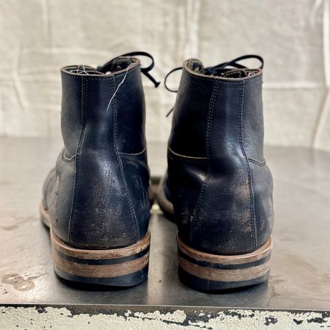 Iron Boots Type 1 in Maryam Black Hand-Dyed Horsehide