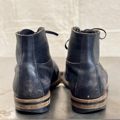 Iron Boots Type 1 in Maryam Black Hand-Dyed Horsehide
