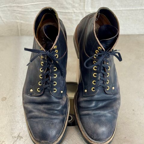 Iron Boots Type 1 in Maryam Black Hand-Dyed Horsehide