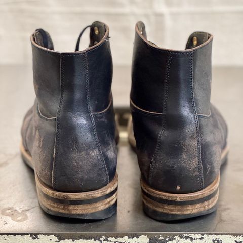 Iron Boots Type 1 in Maryam Black Hand-Dyed Horsehide