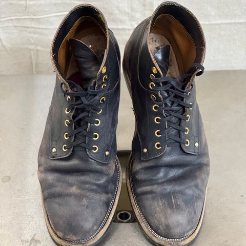 Iron Boots Type 1 in Maryam Black Hand-Dyed Horsehide