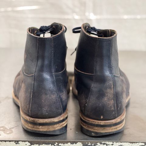 Iron Boots Type 1 in Maryam Black Hand-Dyed Horsehide