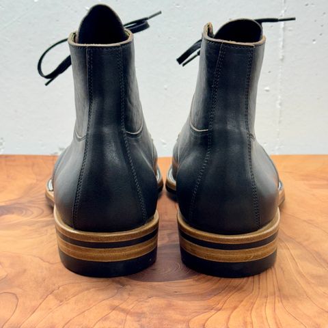 Iron Boots Type 1 in Maryam Black Hand-Dyed Horsehide
