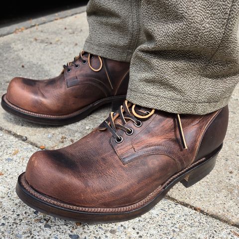 Viberg Service Boot in Horween Rowdy Dachshund