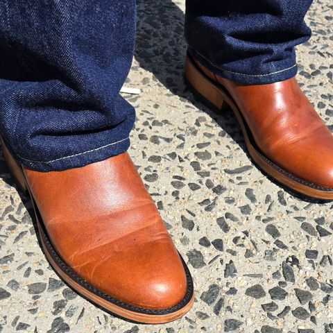 BNV Boots Roper in Horween English Tan Cypress